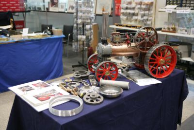 2" Fowler Single Cylinder Traction Engine under construction by Iain and George Galloway